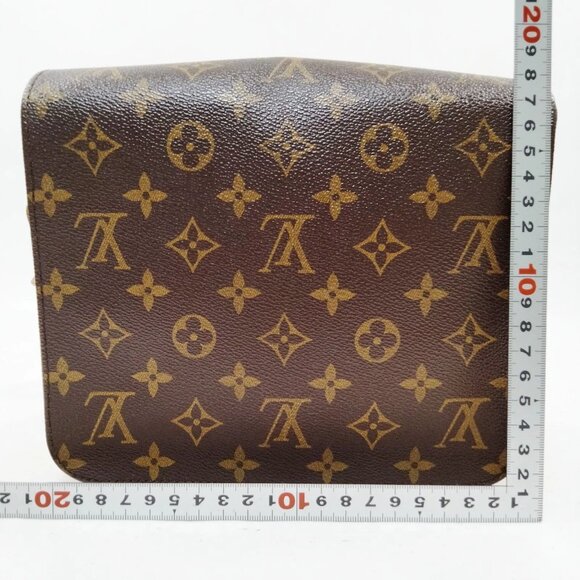 Authentic Louis Vuitton Cartouchiere MM Monogram Shoulder Bag LCMON304-112025 - Picture 2 of 9